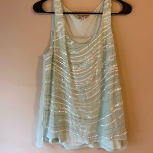 Express blue tank